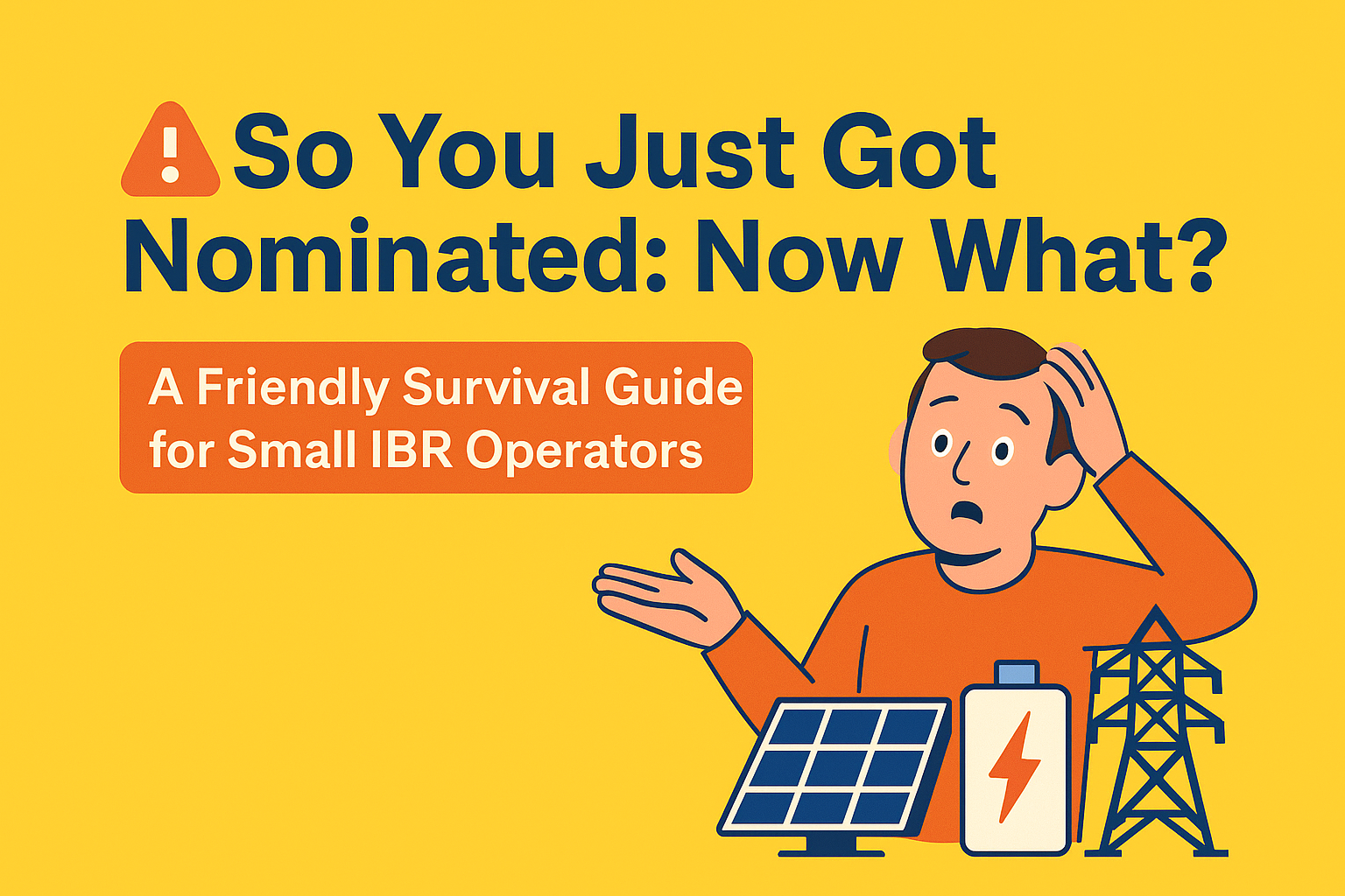 So you just got nominated for NERC compliance