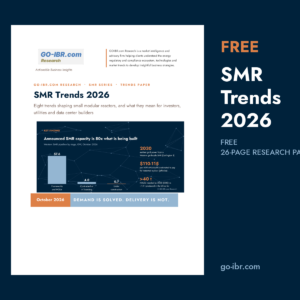 SMR Trends 2026 research paper cover, GO-IBR.com Research
